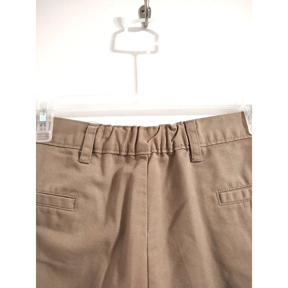 Dickies Boy Size 20H/31W Polyester Cotton Brown Tan Beige Khaki Summer Shorts